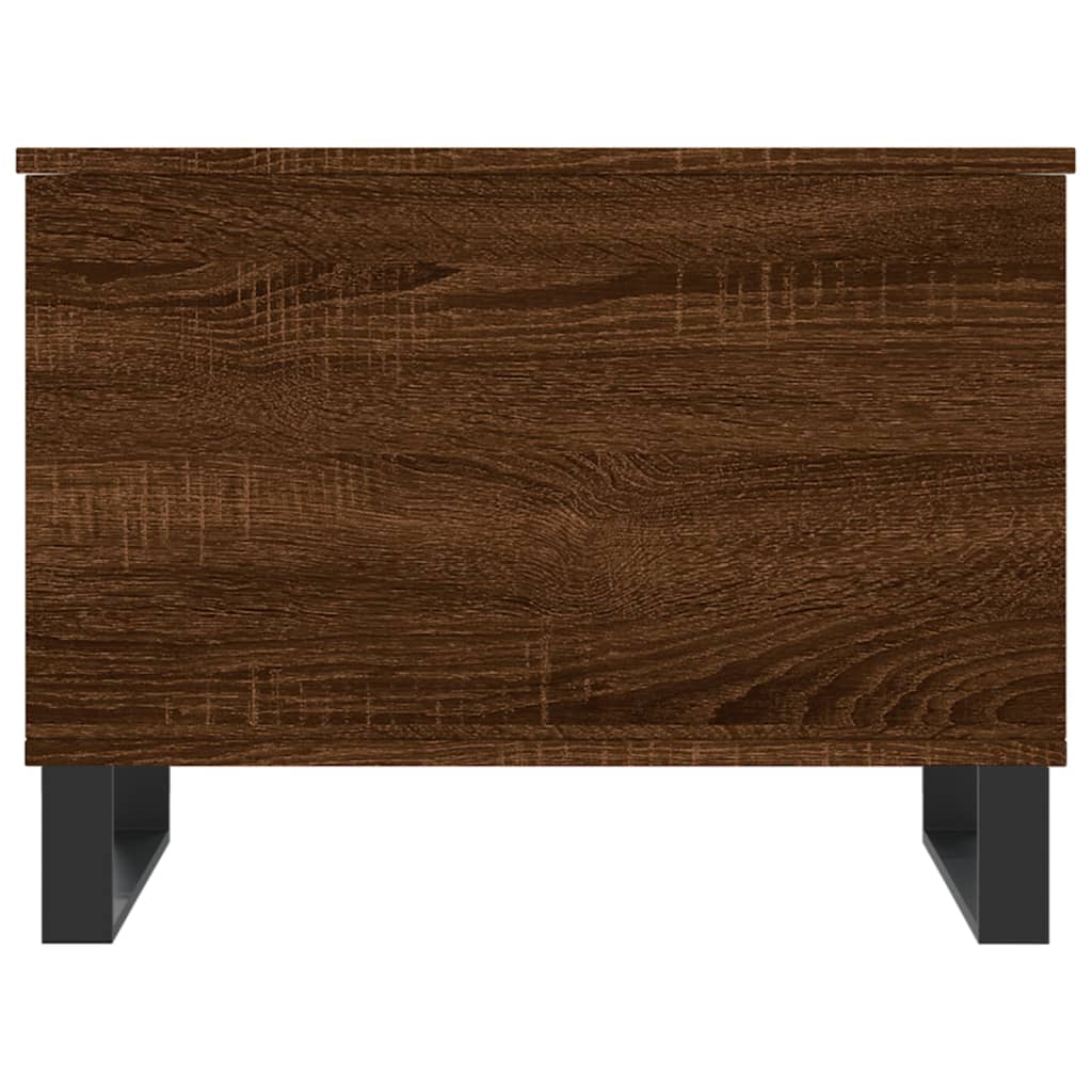 Coffee Table Brown Oak 60x44.5x45 cm Engineered Wood