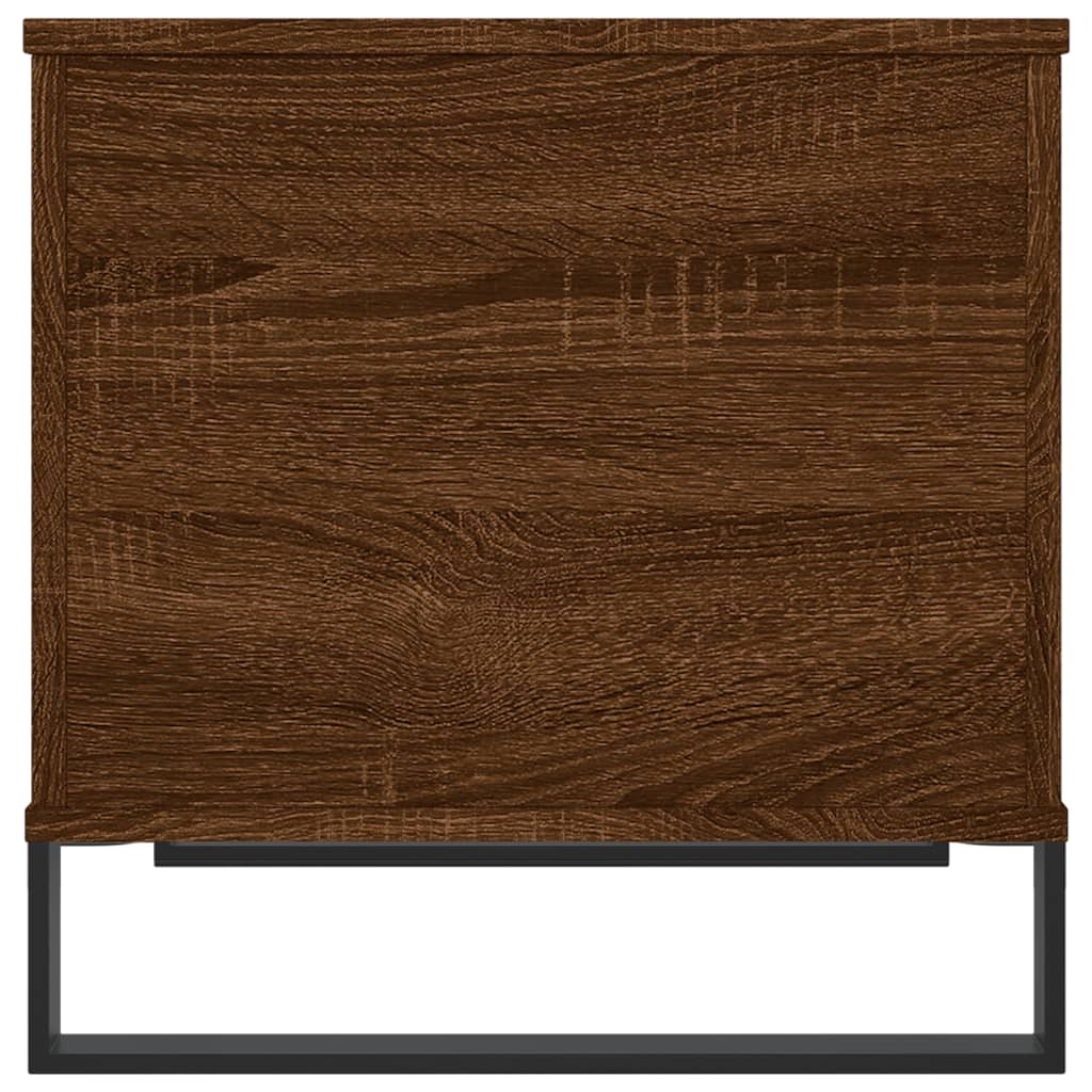 Coffee Table Brown Oak 60x44.5x45 cm Engineered Wood