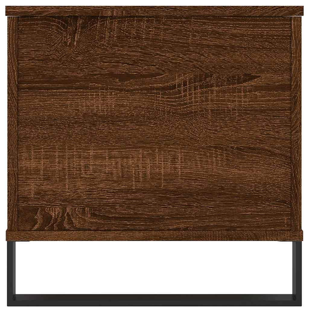 Coffee Table Brown Oak 90x44.5x45 cm Engineered Wood