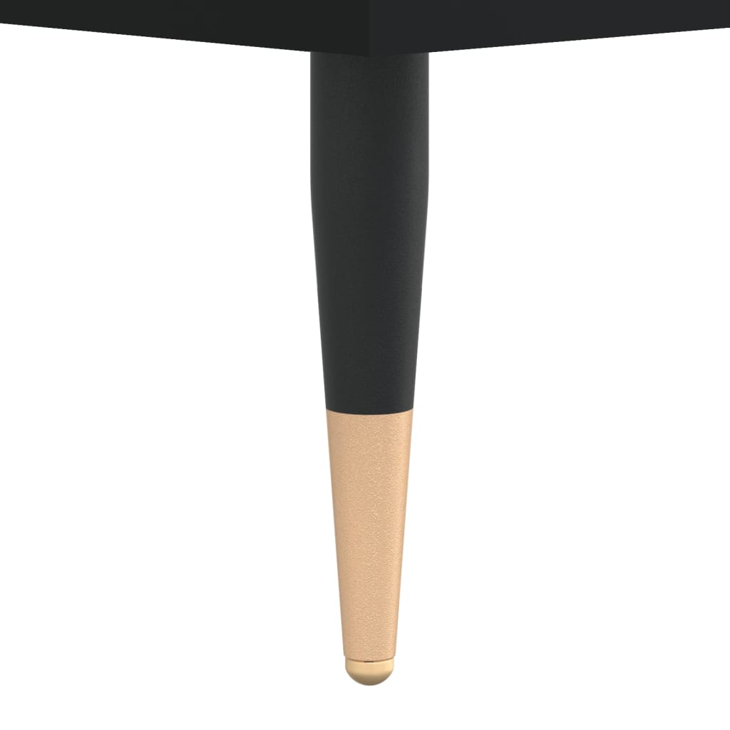 Coffee Table Black 102x44.5x50 cm Engineered Wood