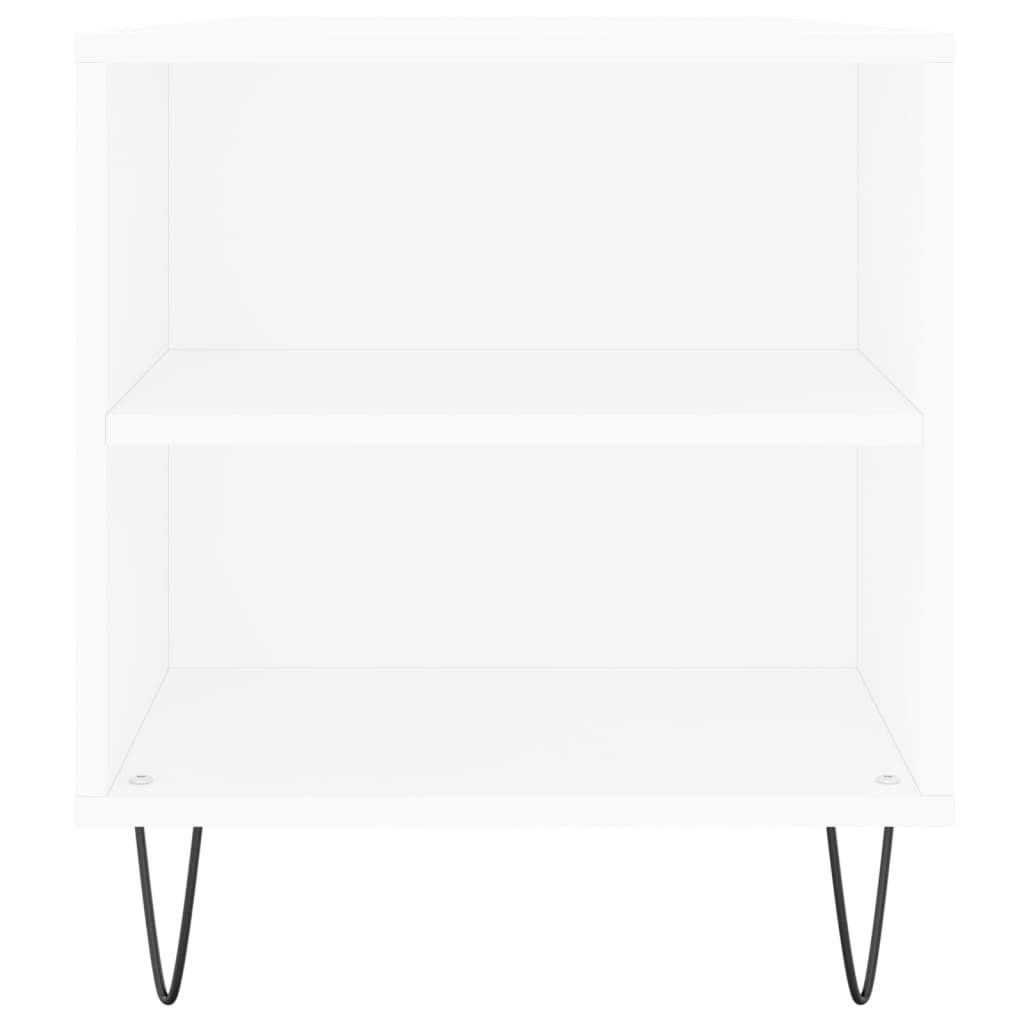 Coffee Table White 102x44.5x50 cm Engineered Wood