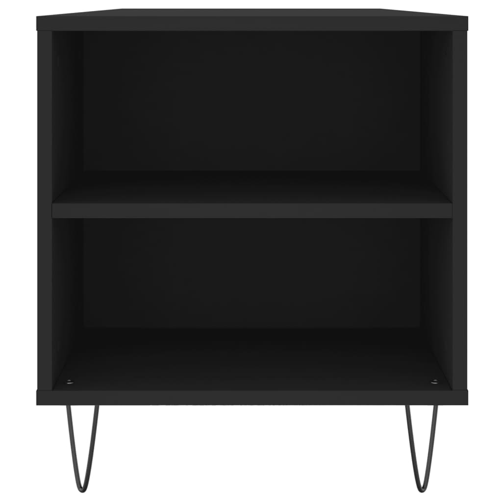 Coffee Table Black 102x44.5x50 cm Engineered Wood