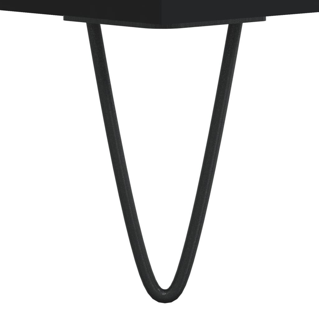 Coffee Table Black 102x44.5x50 cm Engineered Wood