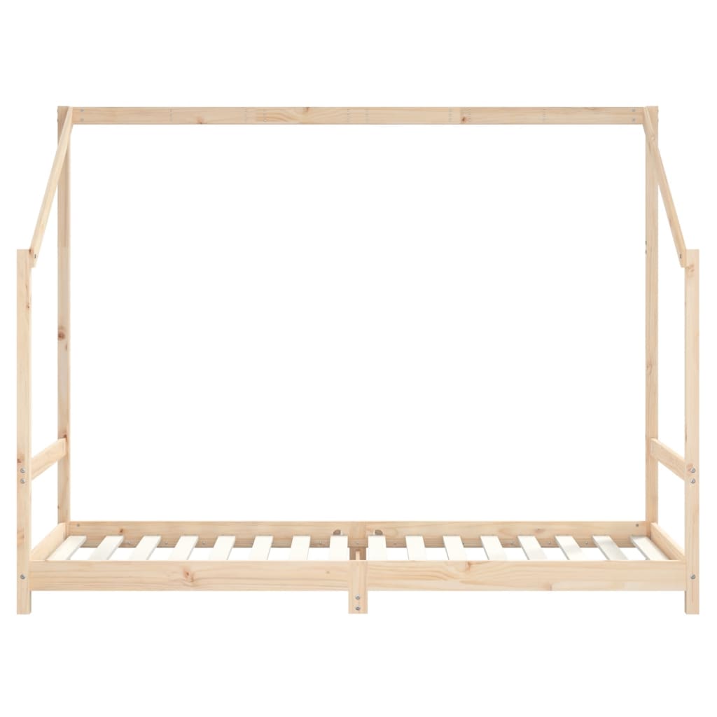 Solid Pine Kids Bed Frame - 80x200 cm Sturdy & Stylish