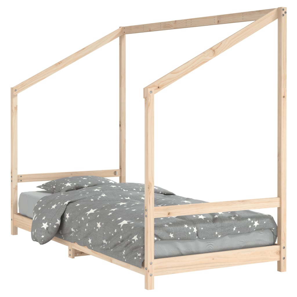 Solid Pine Kids Bed Frame 90x190 cm - Durable & Stylish
