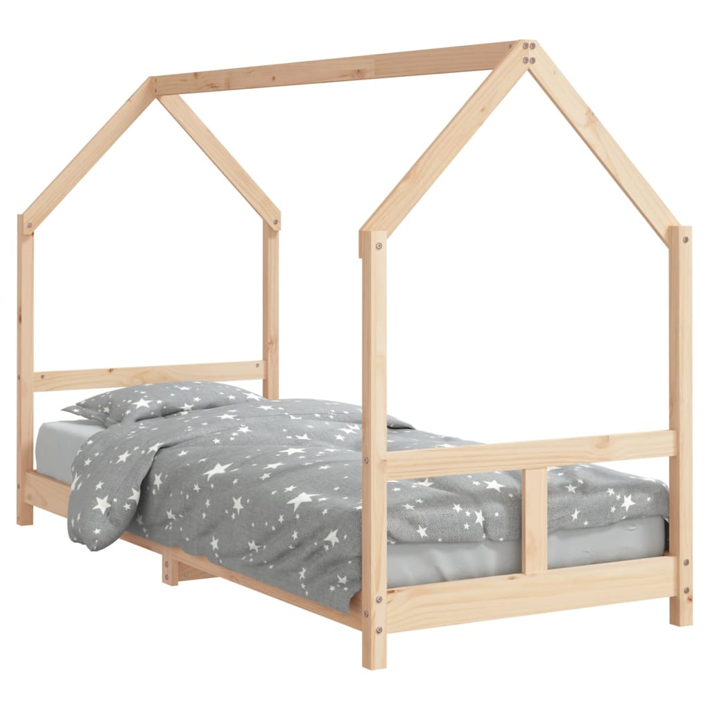 Solid Pine Kids Bed Frame 80x200 cm - Durable & Stylish