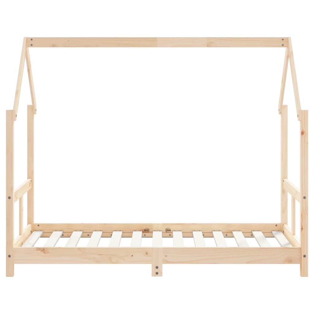 Kids Bed Frame 80x160 cm Solid Pine Wood - Sturdy & Stylish