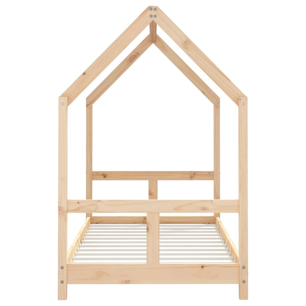Kids Bed Frame 80x160 cm Solid Pine Wood - Sturdy & Stylish
