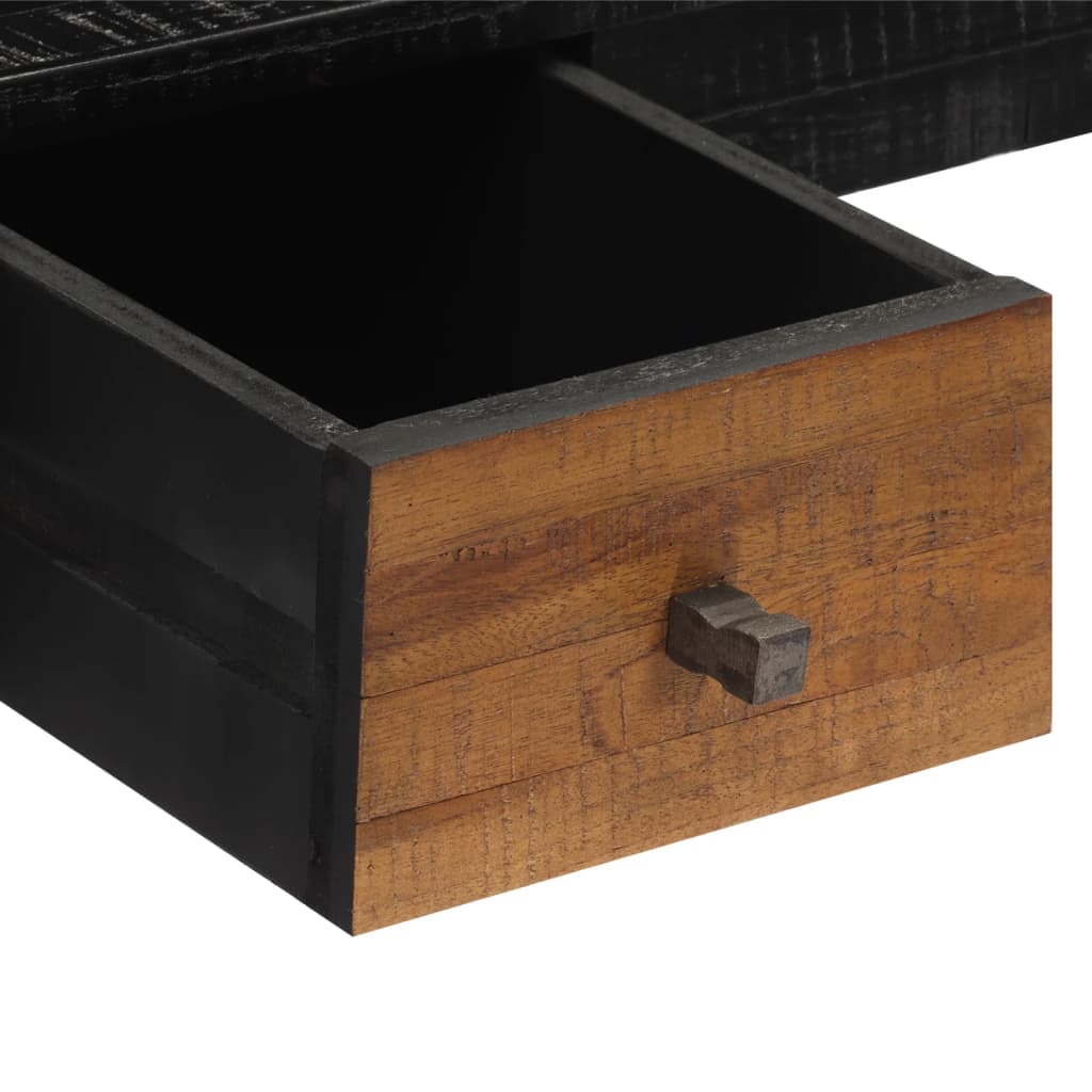 Rustic Solid Reclaimed Teak Desk, 117x56.5x75 cm