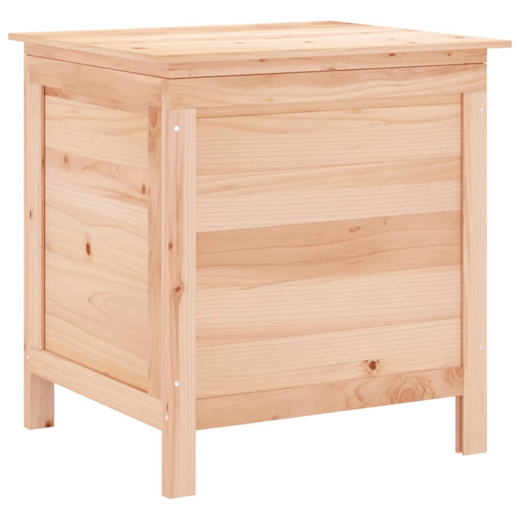 Compact Fir Wood Garden Storage Box 50x49x56.5 cm - Solid & Stylish