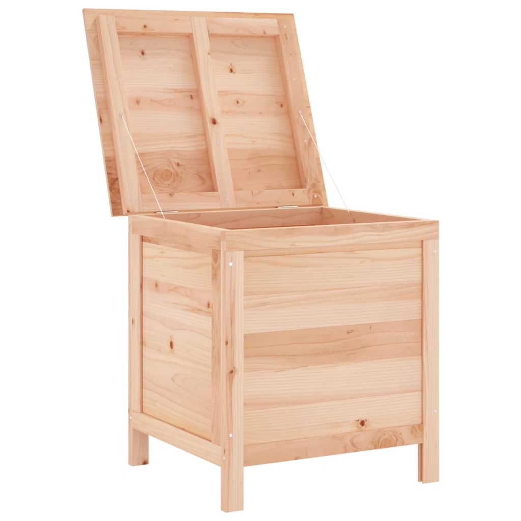 Compact Fir Wood Garden Storage Box 50x49x56.5 cm - Solid & Stylish