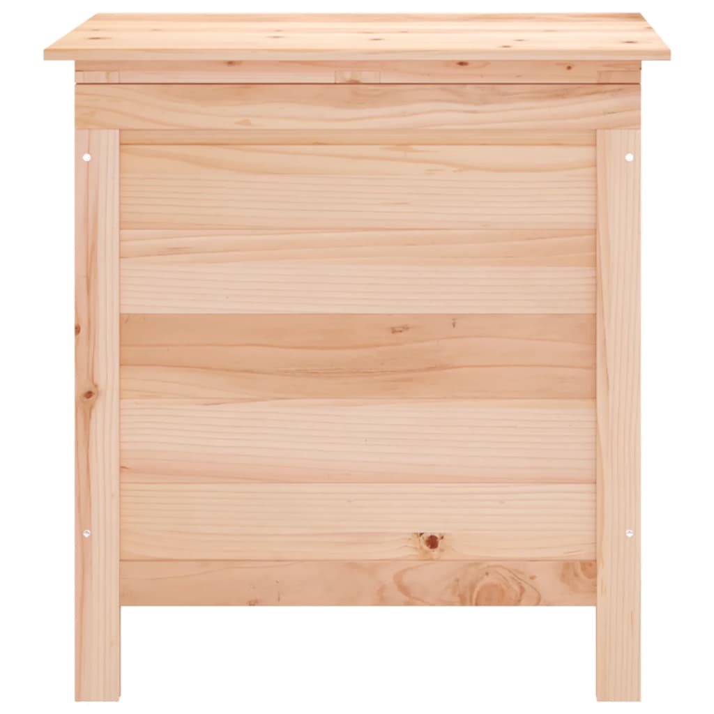 Compact Fir Wood Garden Storage Box 50x49x56.5 cm - Solid & Stylish