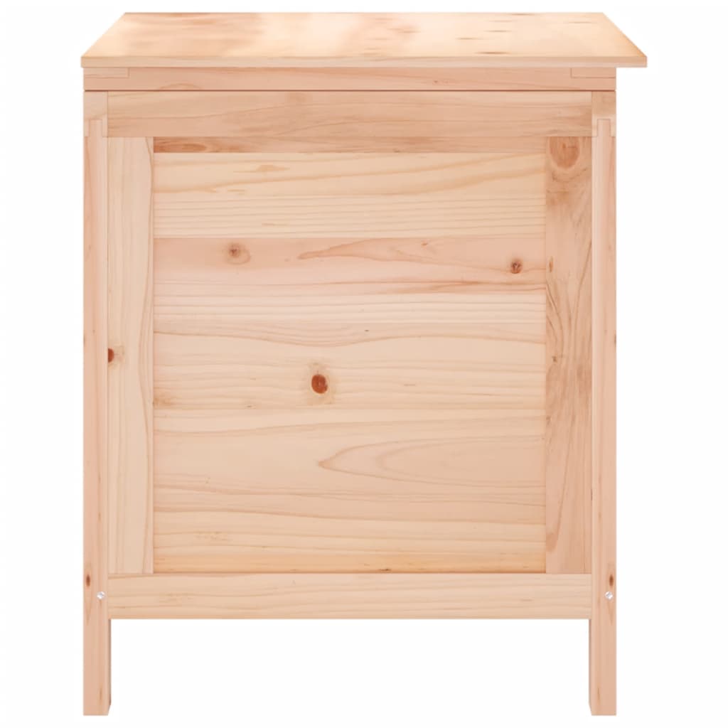 Compact Fir Wood Garden Storage Box 50x49x56.5 cm - Solid & Stylish