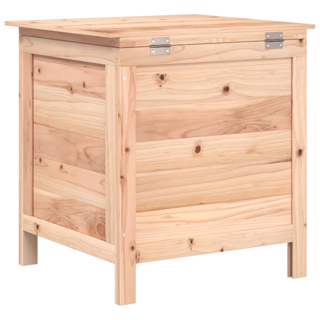Compact Fir Wood Garden Storage Box 50x49x56.5 cm - Solid & Stylish