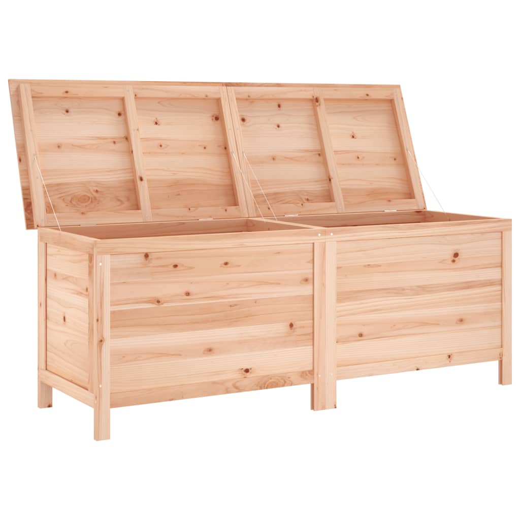 Solid Wood Fir Garden Storage Box 150x50x56.5 cm - Durable & Elegant