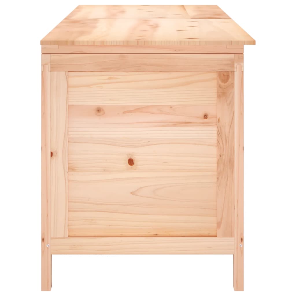 Solid Wood Fir Garden Storage Box 150x50x56.5 cm - Durable & Elegant