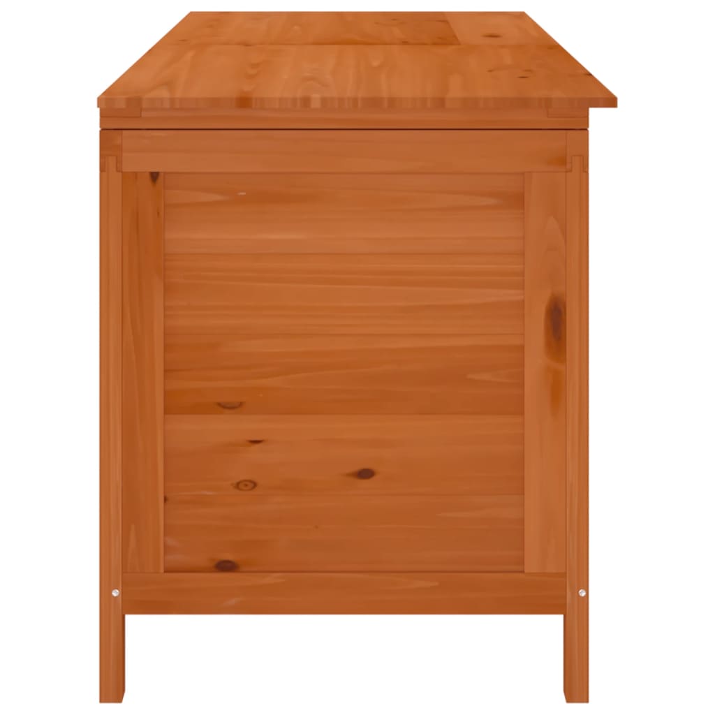 Brown Solid Wood Fir Garden Storage Box 150x50x56.5 cm