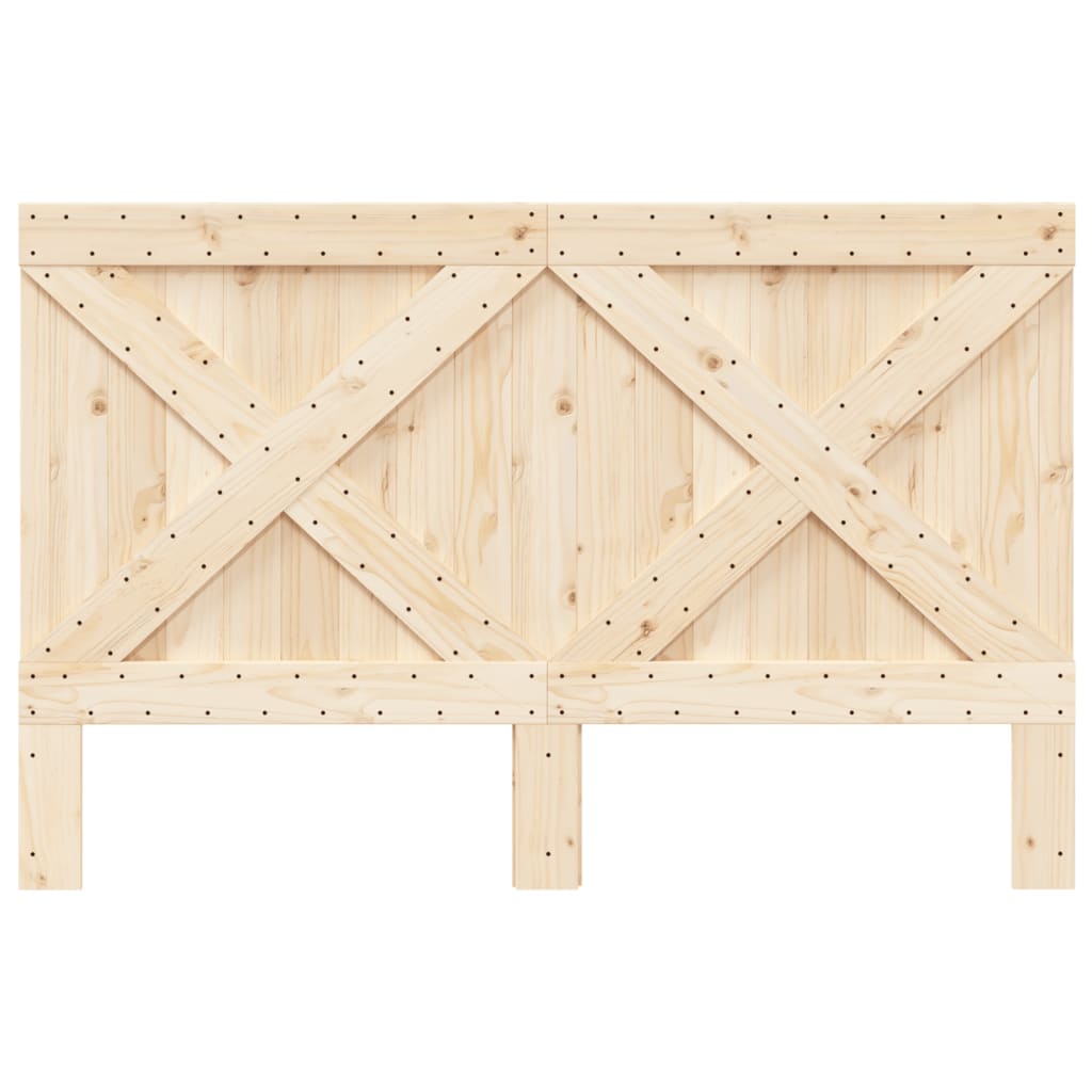 Headboard 160x104 cm Solid Wood Pine