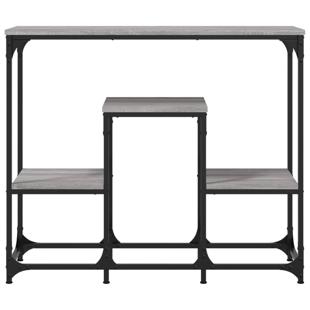 Sonoma Grey Console Table - 89.5x28x76 cm, Engineered Wood