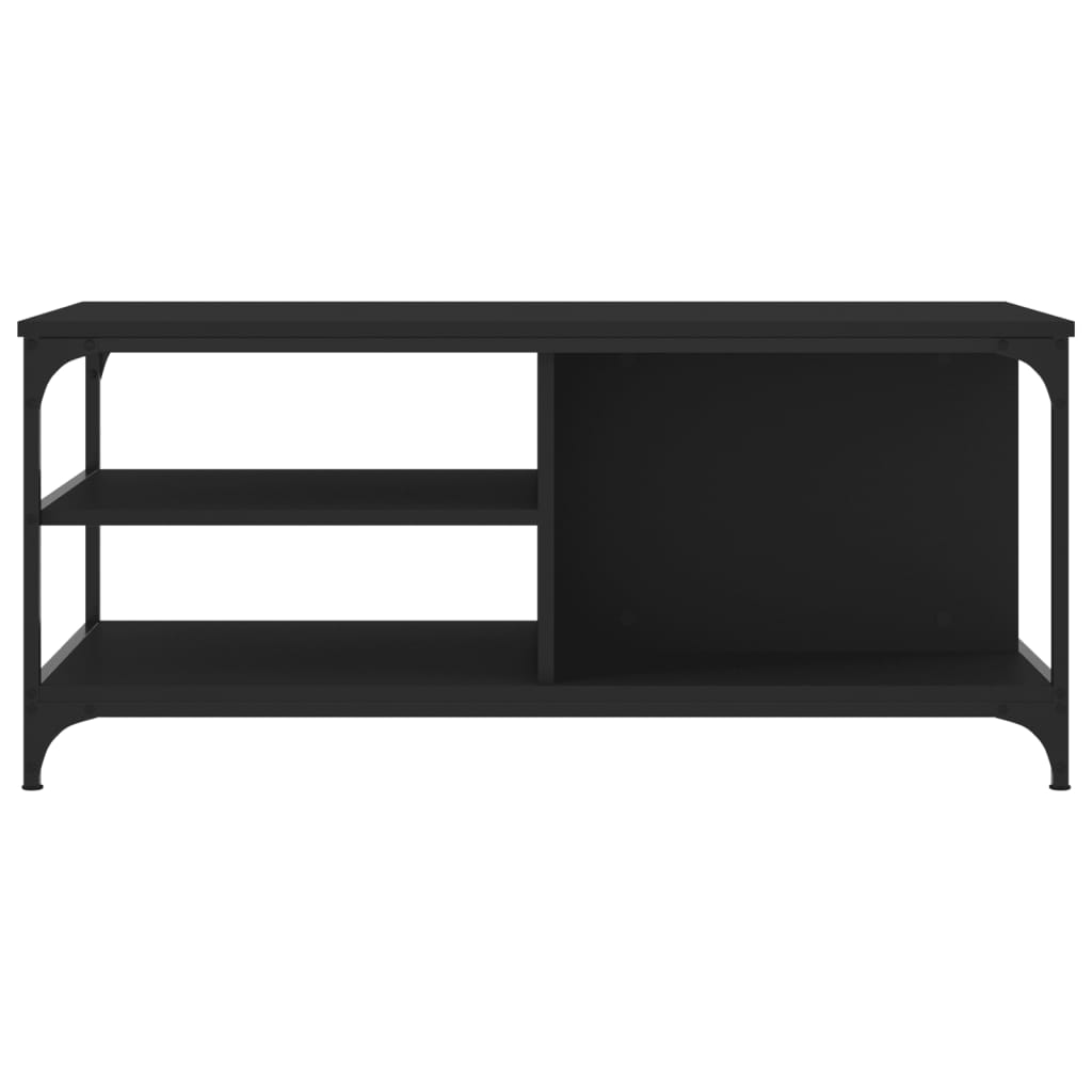 Coffee Table Black 100x50x45 cm Engineered Wood
