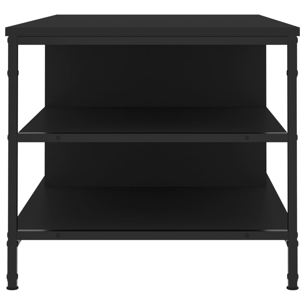 Coffee Table Black 100x50x45 cm Engineered Wood
