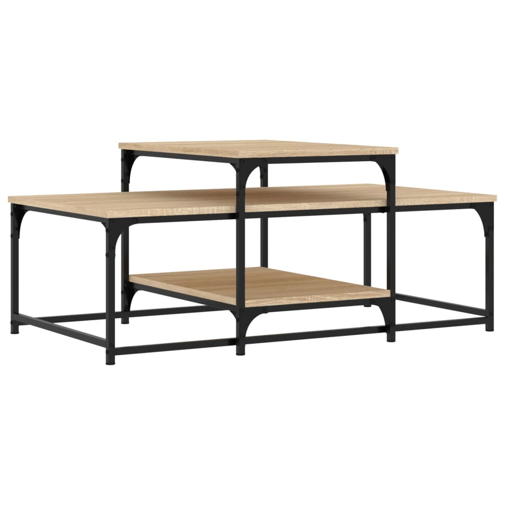 Coffee Table Sonoma Oak 102x60x45 cm Engineered Wood