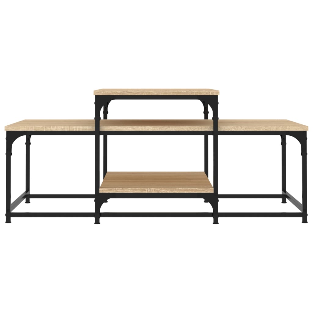 Coffee Table Sonoma Oak 102x60x45 cm Engineered Wood