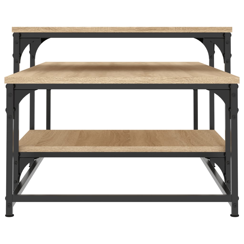 Coffee Table Sonoma Oak 102x60x45 cm Engineered Wood