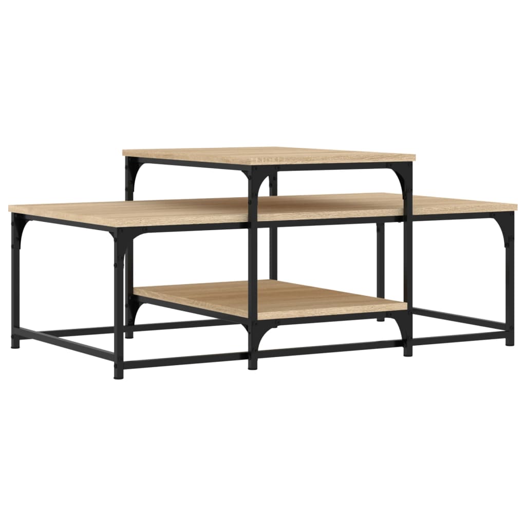 Coffee Table Sonoma Oak 102x60x45 cm Engineered Wood