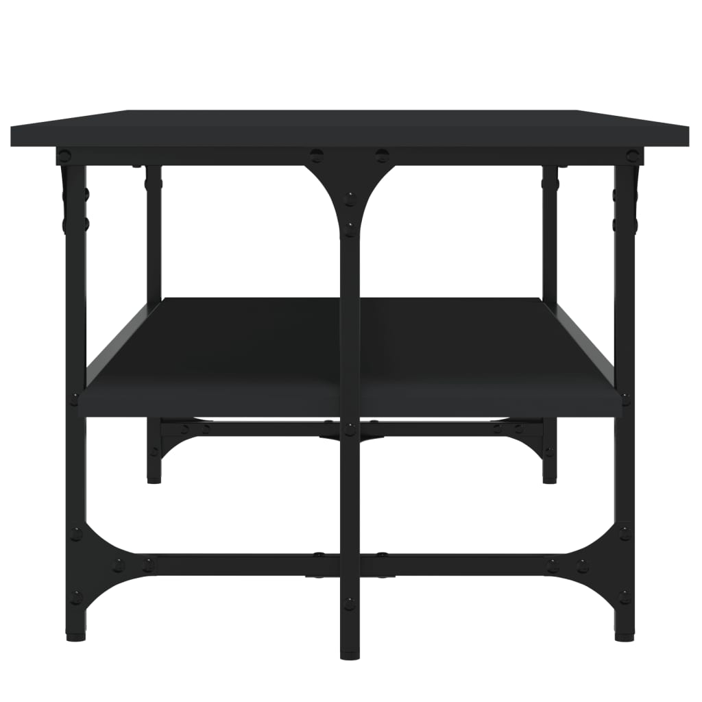 Coffee Table Black 100x50x40 cm Engineered Wood