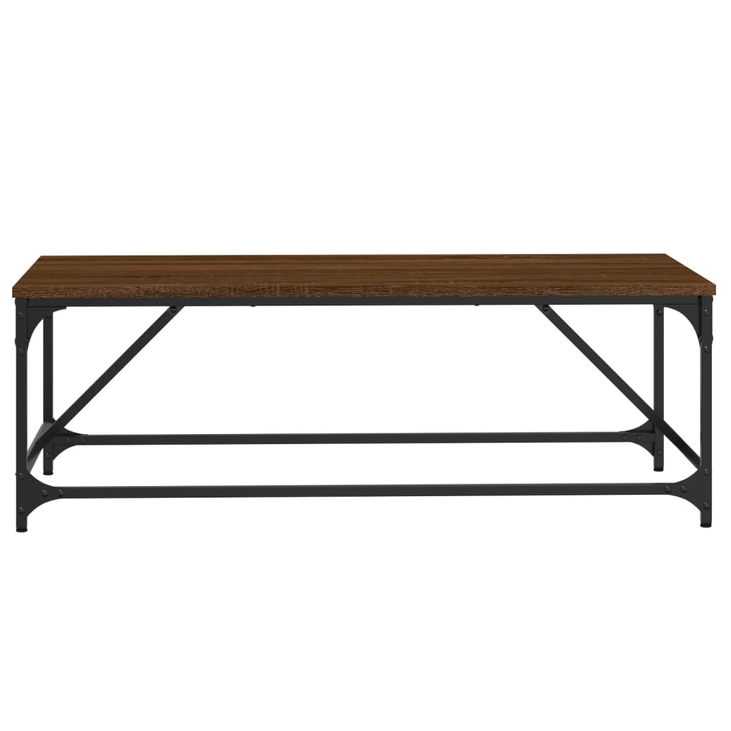 Coffee Table Brown Oak 100x50x35 cm Engineered Wood
