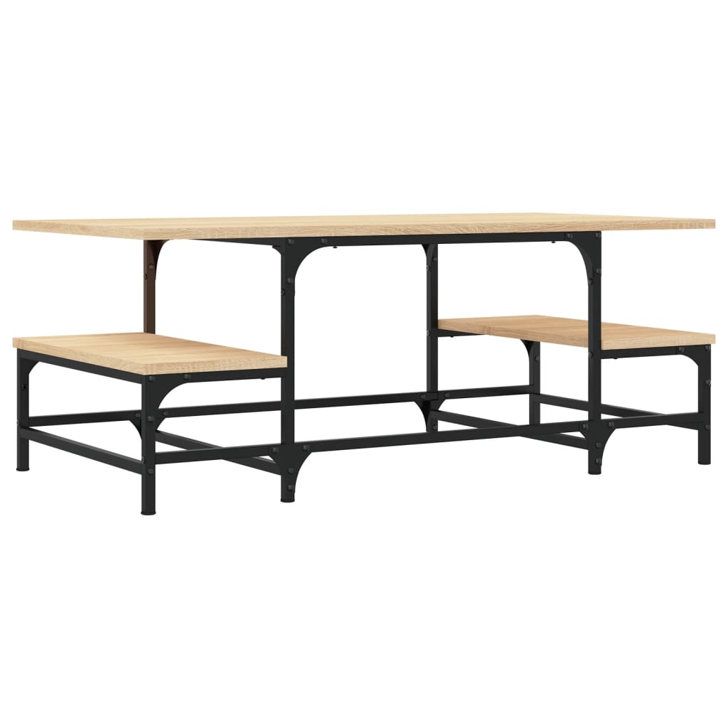 Coffee Table Sonoma Oak 100x50.5x40 cm Engineered Wood