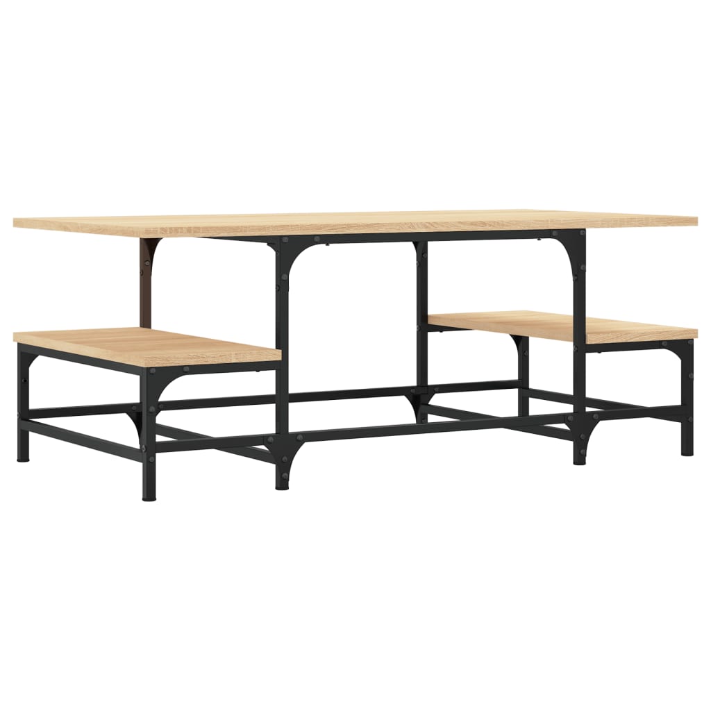 Coffee Table Sonoma Oak 100x50.5x40 cm Engineered Wood