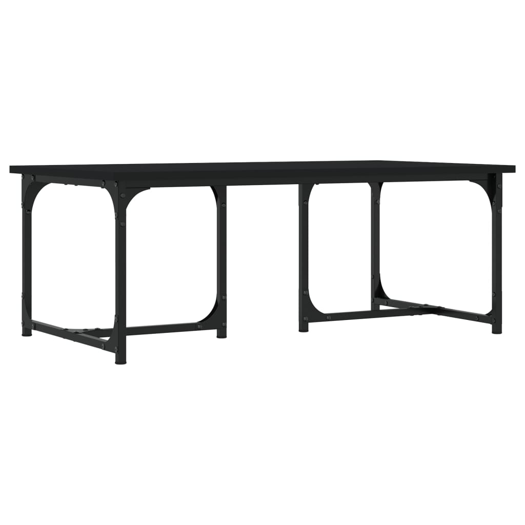 Coffee Table Black 90x50x35 cm Engineered Wood