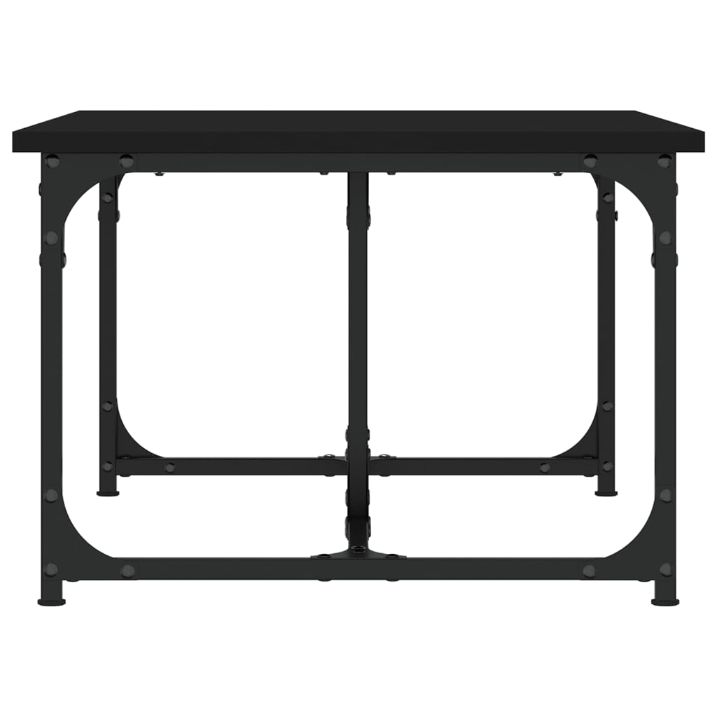 Coffee Table Black 90x50x35 cm Engineered Wood