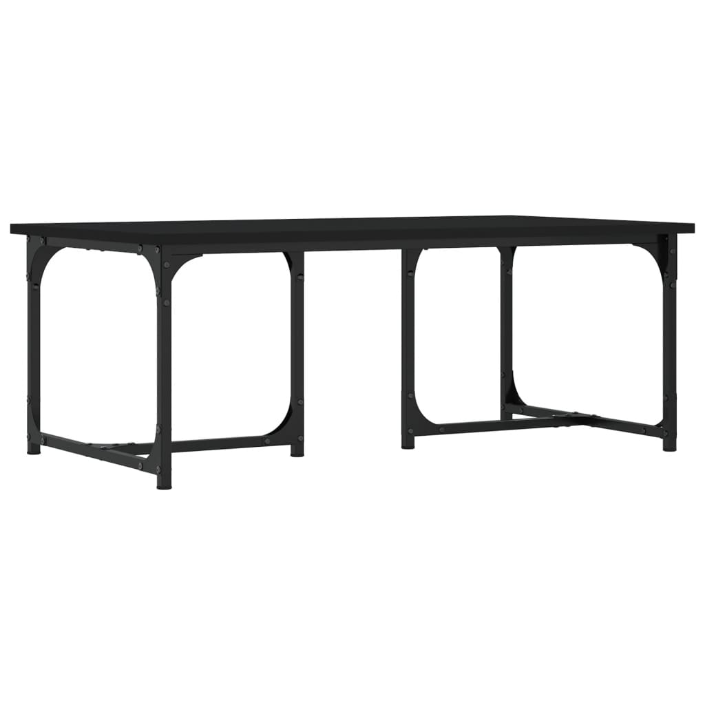 Coffee Table Black 90x50x35 cm Engineered Wood