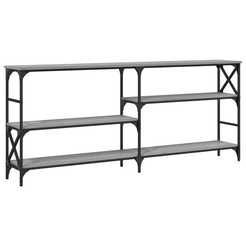 Grey Sonoma Console Table 180 cm - Engineered Wood Furniture