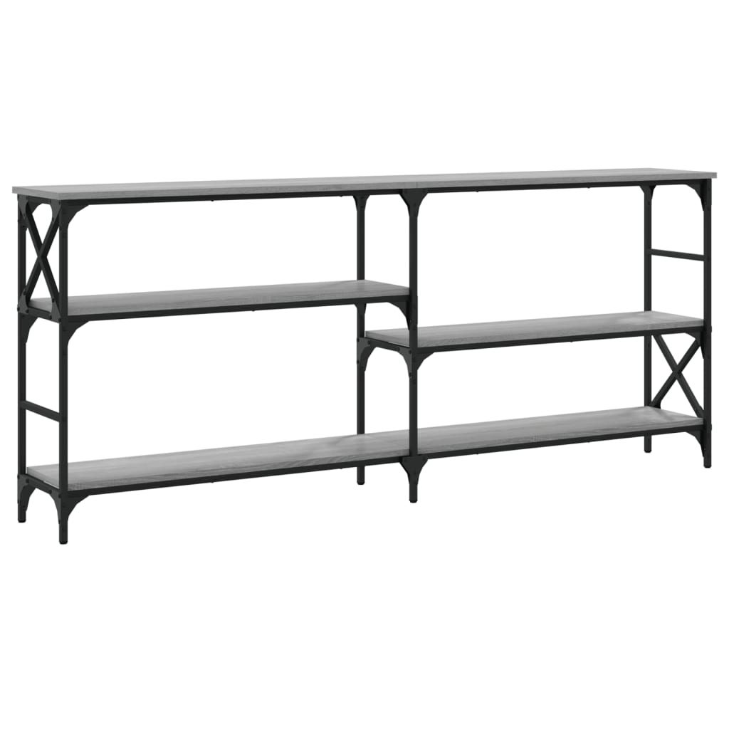 Grey Sonoma Console Table 180 cm - Engineered Wood Furniture