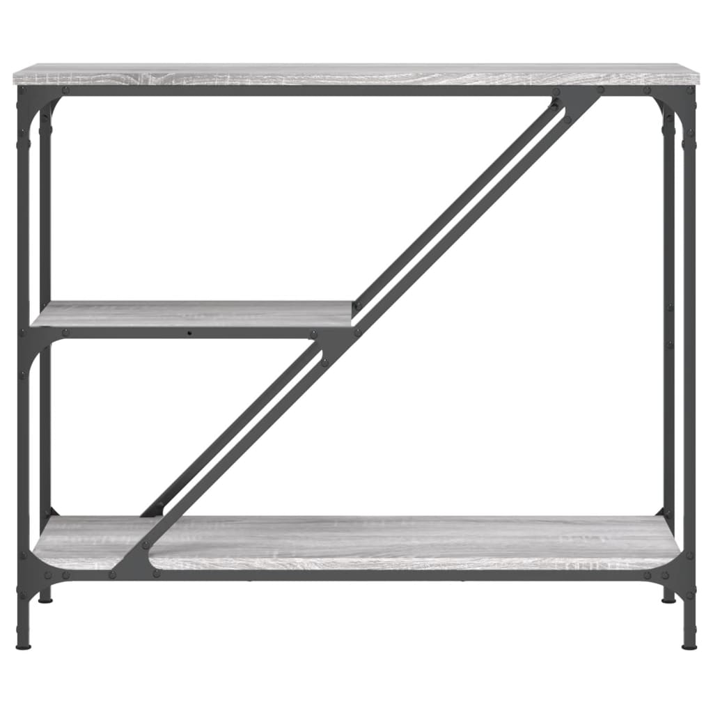 Sonoma Grey Console Table - 88.5x30x75 cm Engineered Wood
