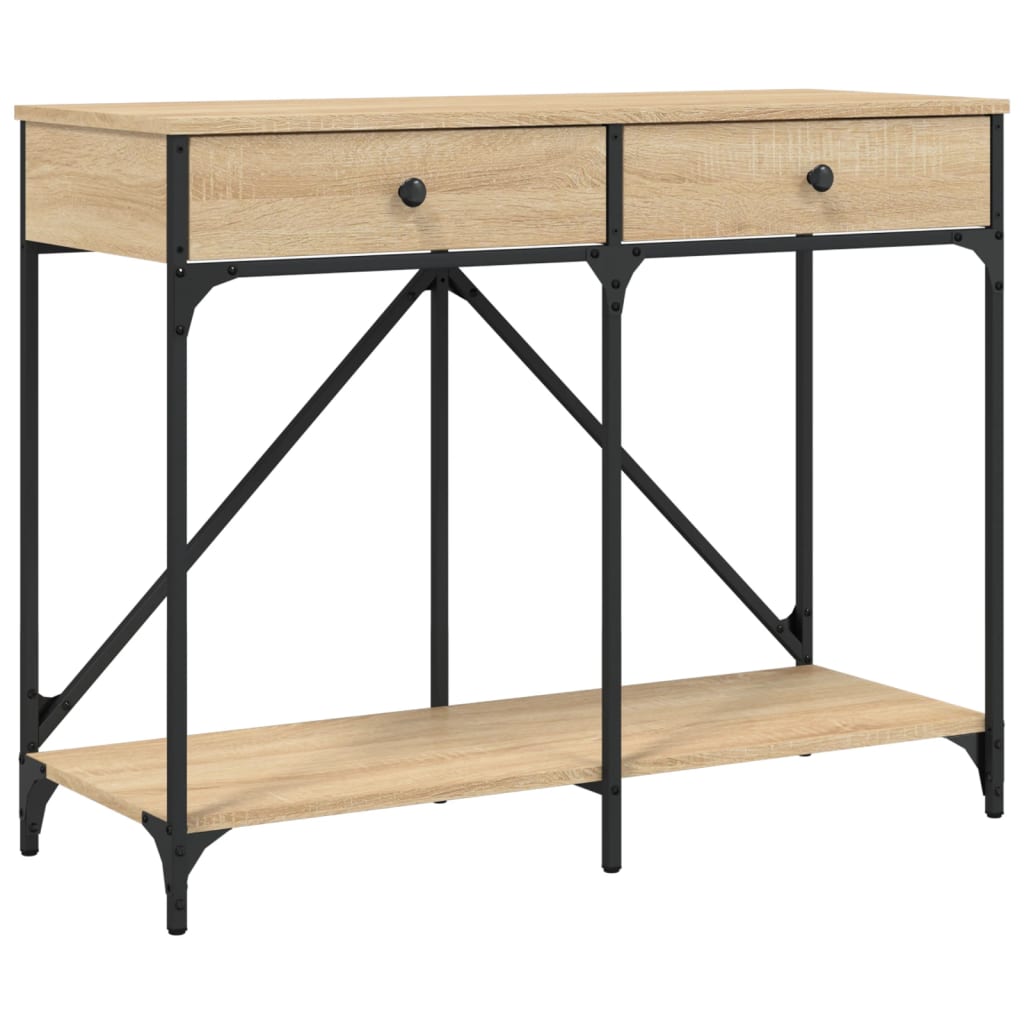 Sonoma Oak Console Table 100x39x78.5 cm - Engineered Wood