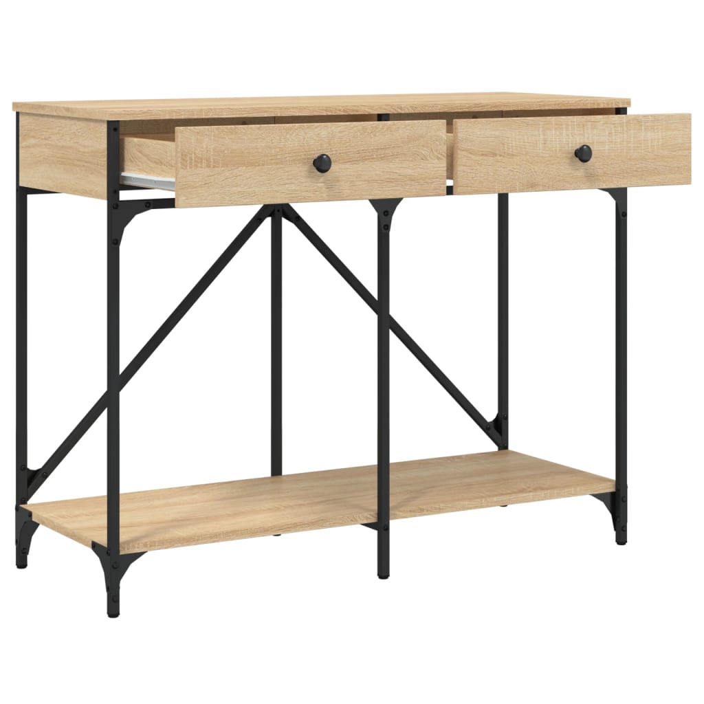 Sonoma Oak Console Table 100x39x78.5 cm - Engineered Wood