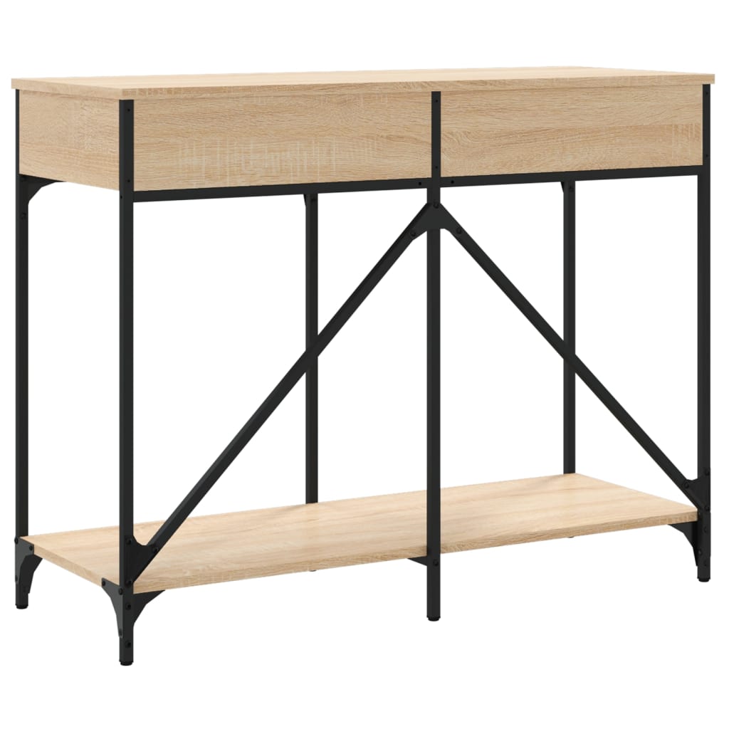 Sonoma Oak Console Table 100x39x78.5 cm - Engineered Wood