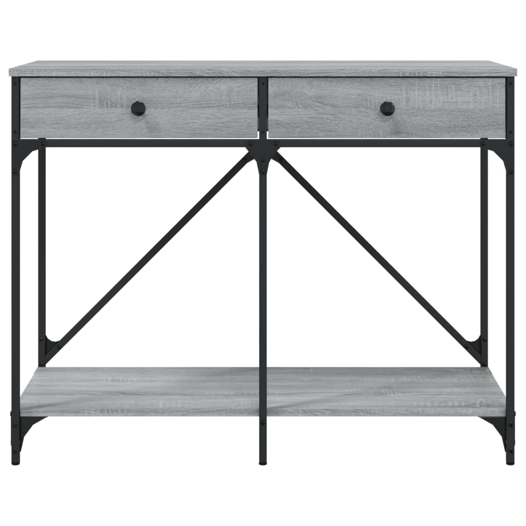 Sonoma Grey Console Table - 100x39x78.5 cm Engineered Wood