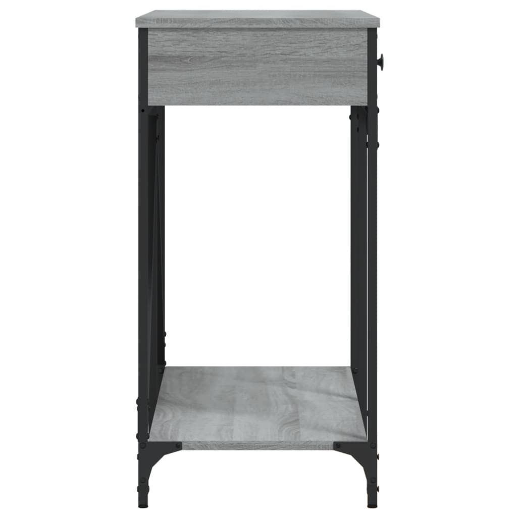 Sonoma Grey Console Table - 100x39x78.5 cm Engineered Wood
