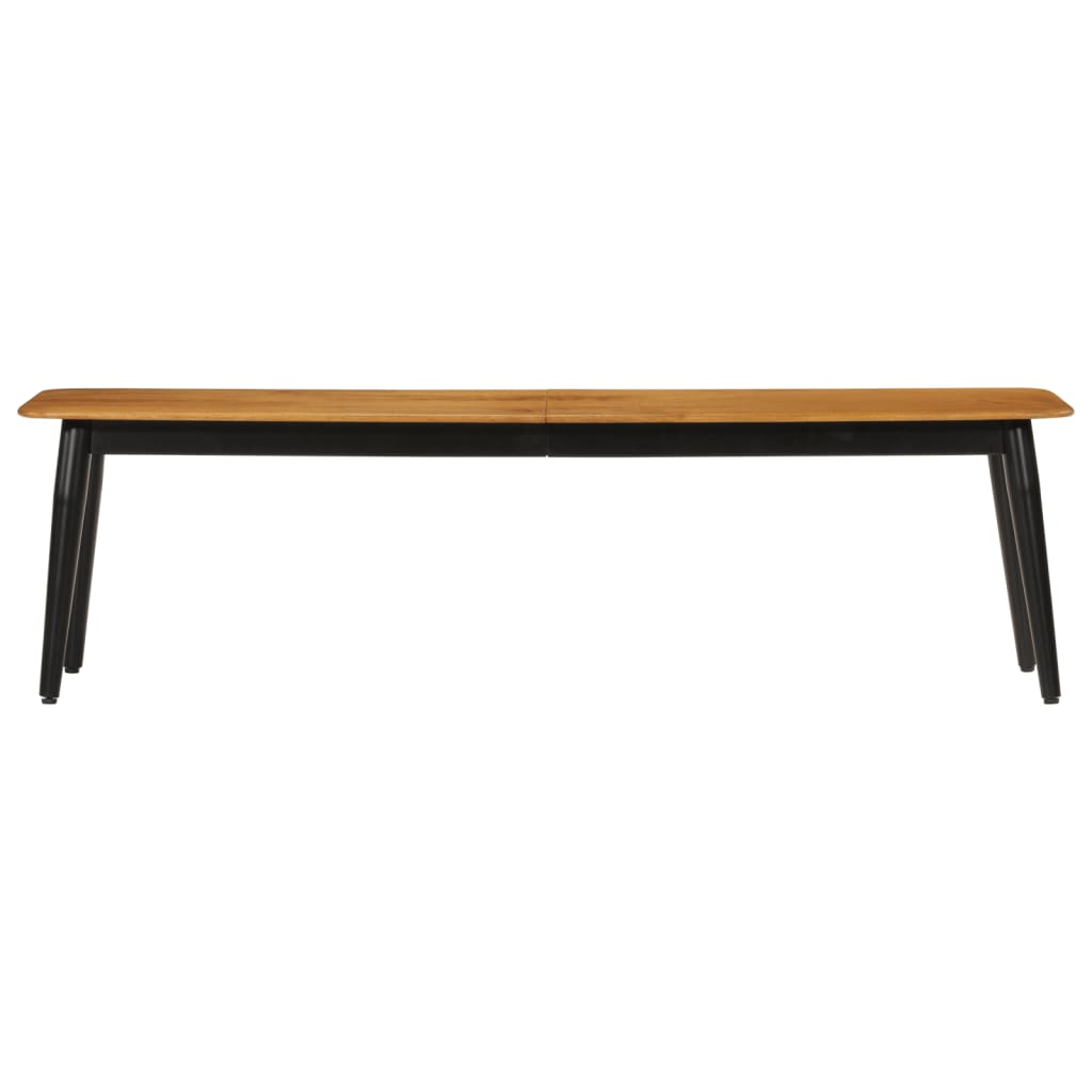 Bench 160x40x45 cm Solid Wood Mango and Iron