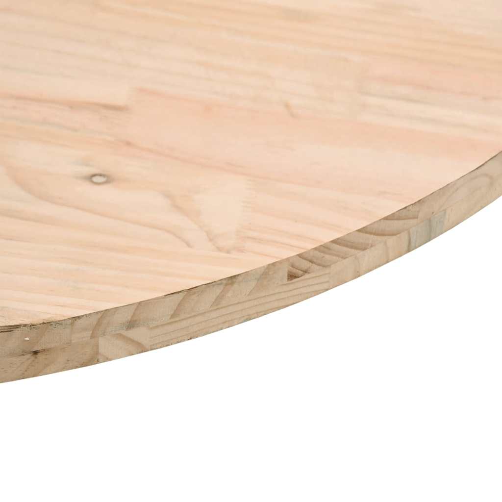 Solid Pine Round Table Top Ø50x3 cm - Durable & Stylish Wood Design