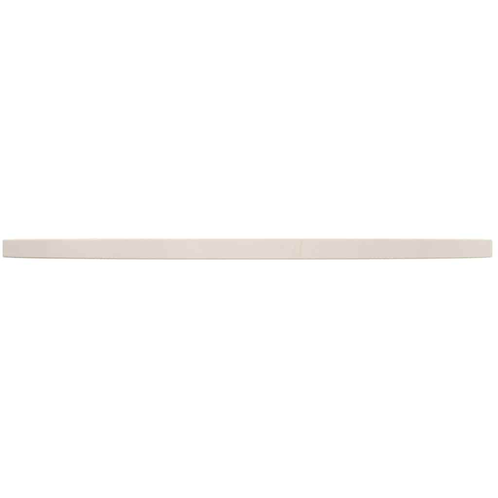 Solid Pine Round White Table Top Ø70x3 cm