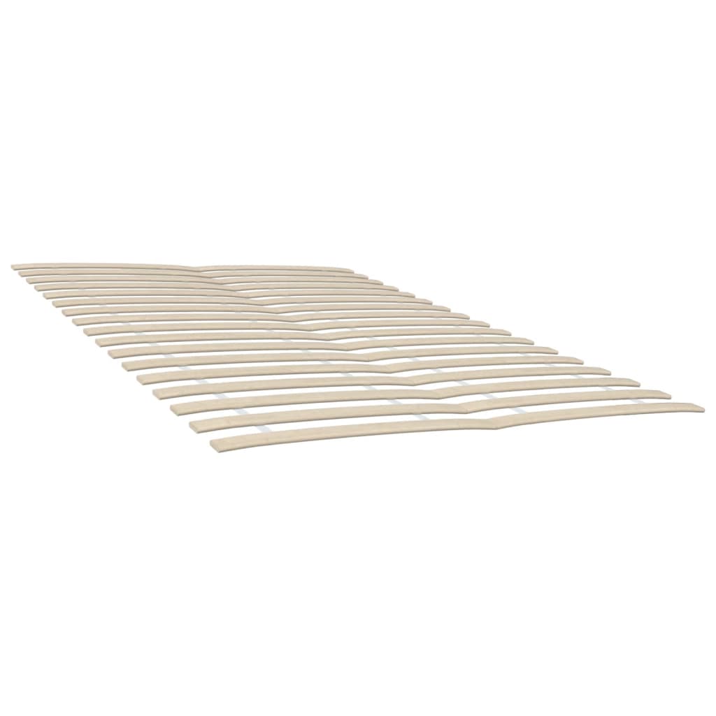 Solid Pine Slatted Bed Bases - 34 Slats, 2pcs 70x200 cm