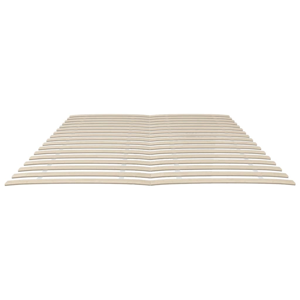 Solid Pine Slatted Bed Bases - 34 Slats, 2pcs 70x200 cm