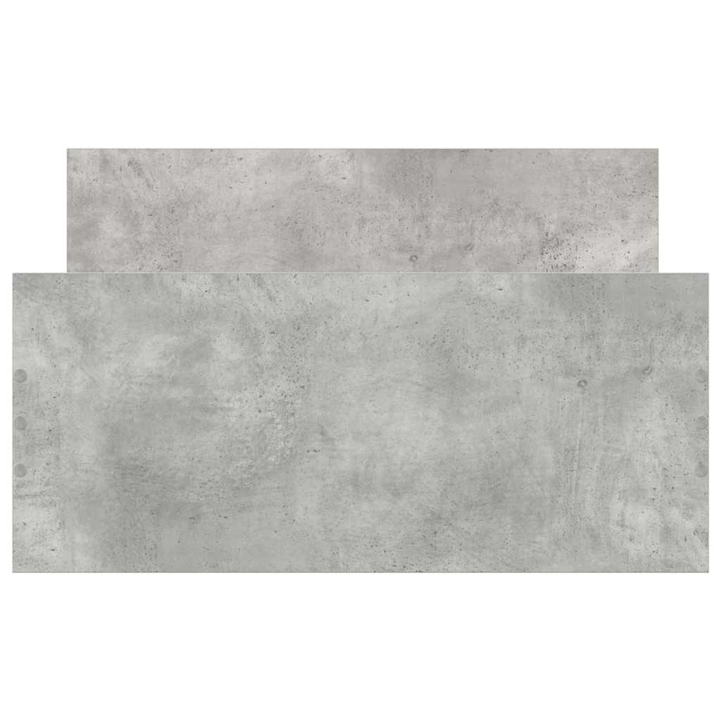 Concrete Grey Bed Frame 90x200 cm - Sleek & Modern Design